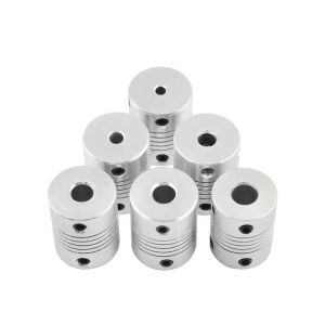 Aluminum Alloy Cnc Stepper Motor D19l25 Flexible Shaft Coupling