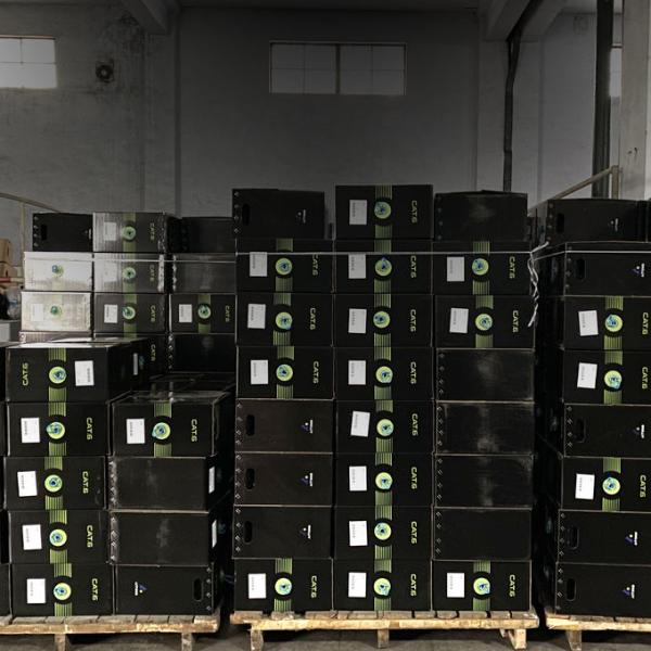 23AWG Solid LSZH Cat6 UTP Gigabit Network Cable Indoor 4 Pairs 305m Per Box