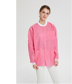 Wholesale Medical Disposable Lab Coats SMS Non Woven PP Stretchable Surgical Lab Gown Hospital Uniform