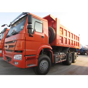 China ZZ3257N3247B 6x4 371hp Euro II Red 20cbm SINOTRUK Dump Truck wholesale