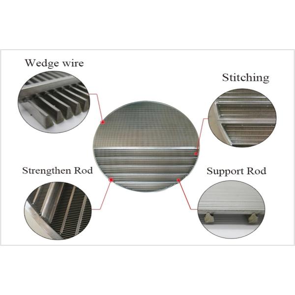 Lauter Tun Wedge Wire Screen Panel SS304 Stainless Steel Support Grids