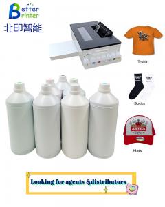 China Better Printer White DTF Hot Stamping Ink Pet Heat Transfer Film Toner Printing Ink Xp600 Tx800 I3200 wholesale