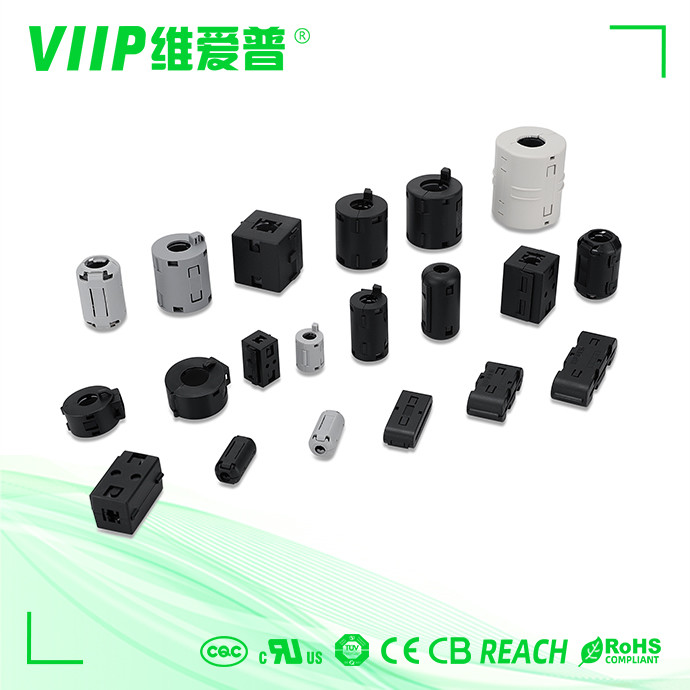 Emi Rfi Clip On Ferrite Core Noise Filter 5mm Plastic Cover