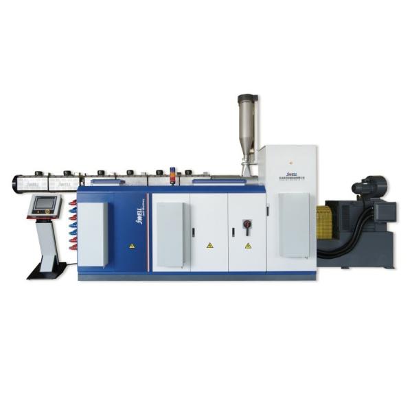 Professional Single Screw Extruder , Small Extruder Machine Grooved Structure