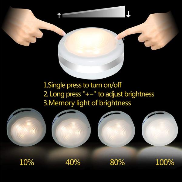 EMC certified ABS 61*25.5mm Remote Control Under Cabinet Light