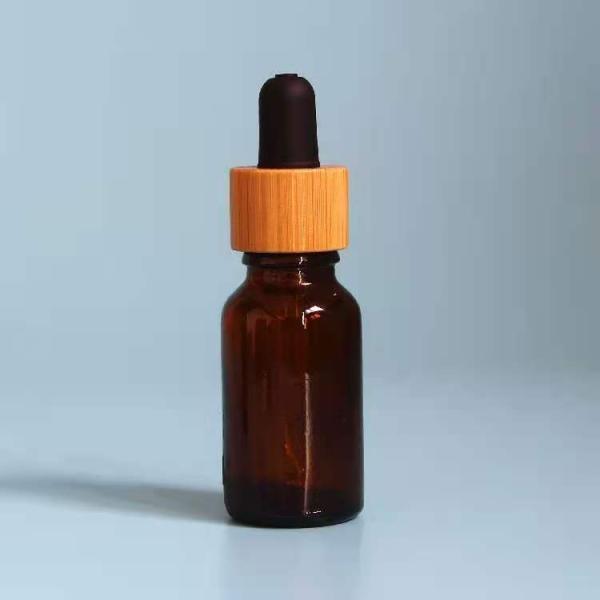Essential Oil Frosted Bamboo Dropper Glass Bottle in 1oz 2oz 5ml 15ml 30ml with Easy and Cosmetic Serum Box