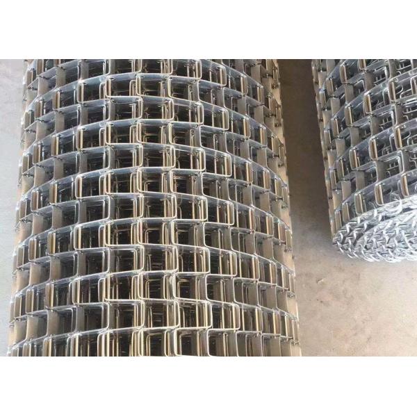 Spiral 304 SS Conveyor Wire Belt Corrosion Resistant 4.0m Width