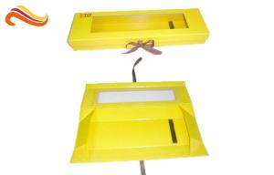 Collapsible Rigid Gift Boxes Folding Hair Extension Gift Packaging Boxes With Flap