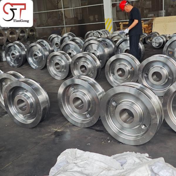 Heavy Duty Crane Wheel Forged By Open Die Process