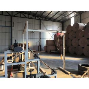 Buy cheap Biaxial Semi - Automatic Paper Slitter Rewinder Machine 1310kg Weight from wholesalers