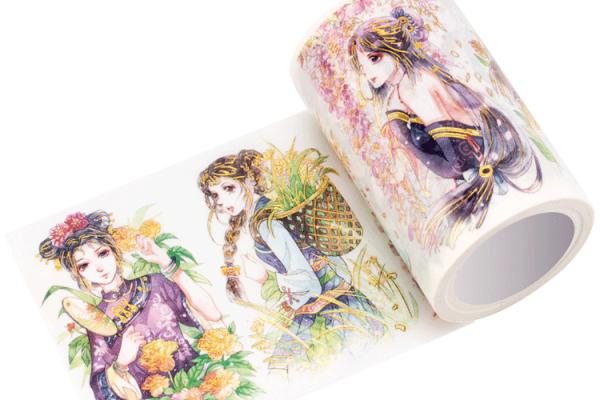 Quality Japanese Anime 65g Foil Tape Stickers For Notebook for sale