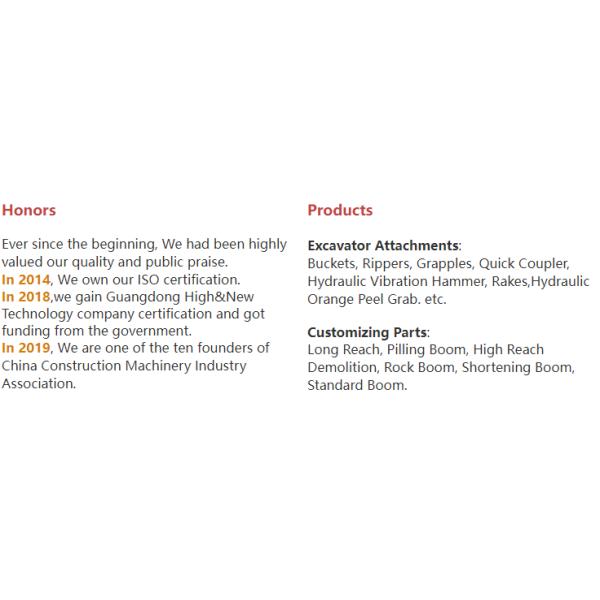 HD785 Long Reach Excavator Booms For HD450 HD550 HD820