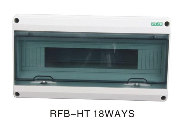 Quality ABS Plastic Small Electrical Panel Box 4 Way Fuse Board Simple Structure for sale