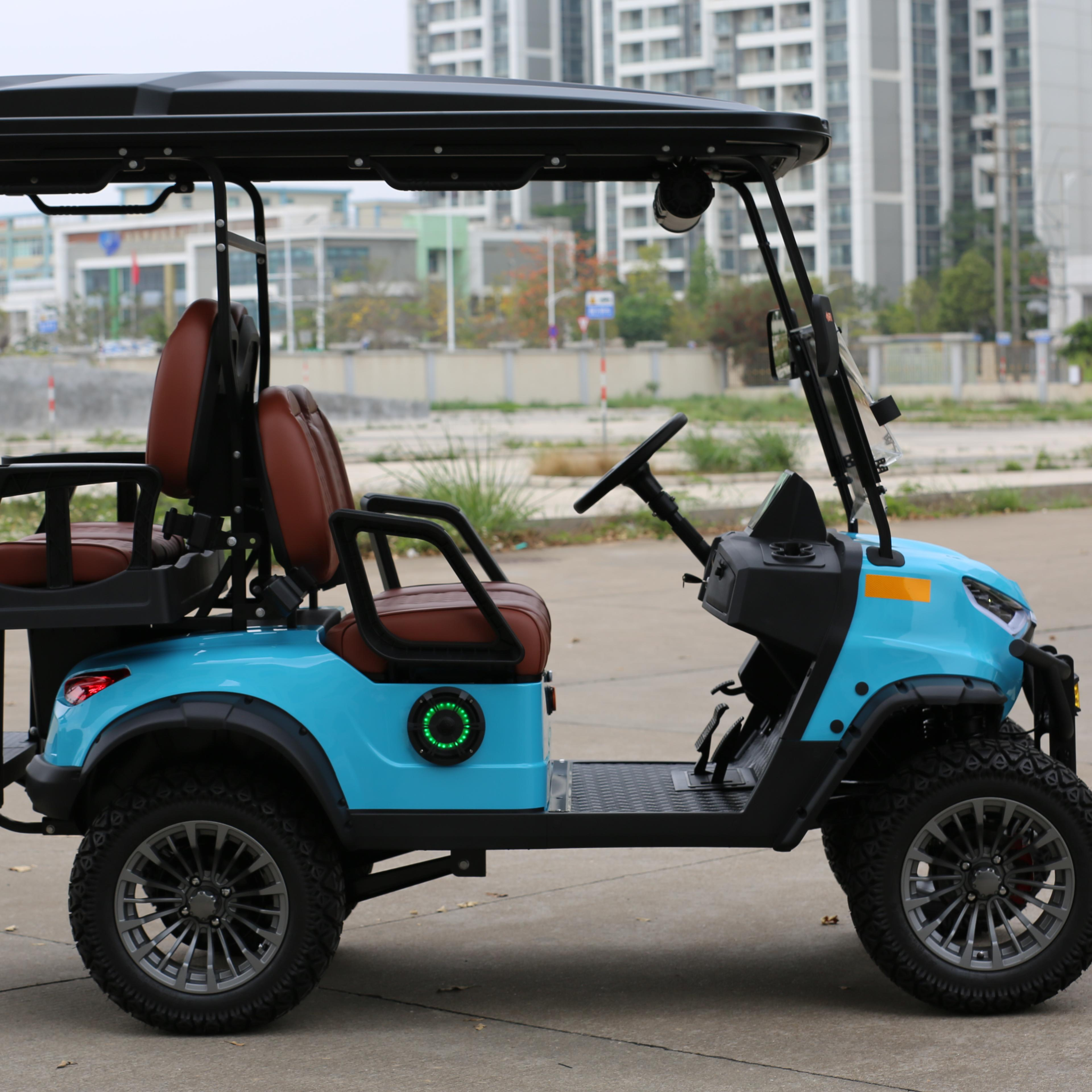 China FHC2+2 Premium Four Wheel Braking Electric Golf Cart wholesale