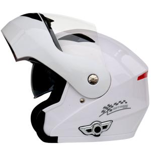 China Flip up Dual Lens full face Motorcycle Helmet with Built-in Integrated Bluetooth Intercom system wholesale