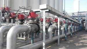 Casting Material Pneumatic Control Valve , Pneumatically Operated Control Valve
