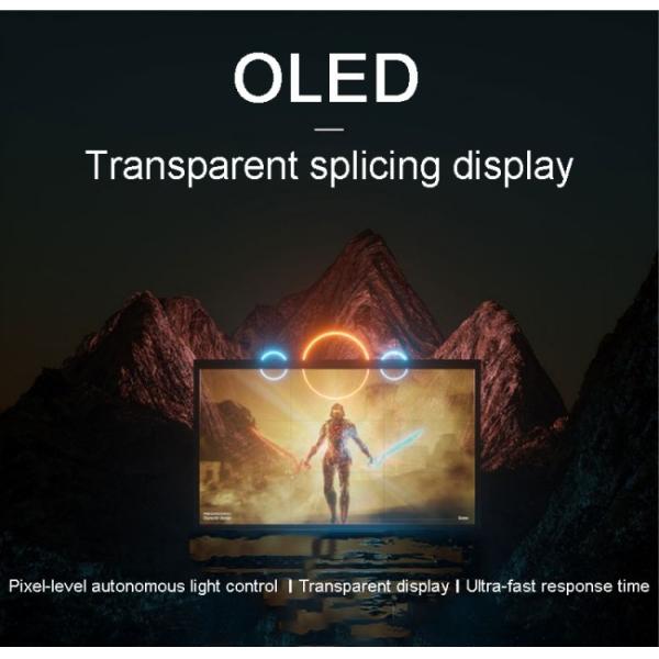 Shopping Mall Advertising See Through Lcd Screen High Transparency Full Color