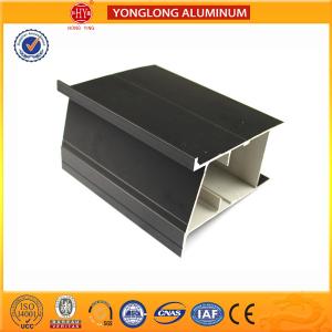 China Rectangle Raw Powder Coated Aluminium Extrusions Surface Brightness wholesale