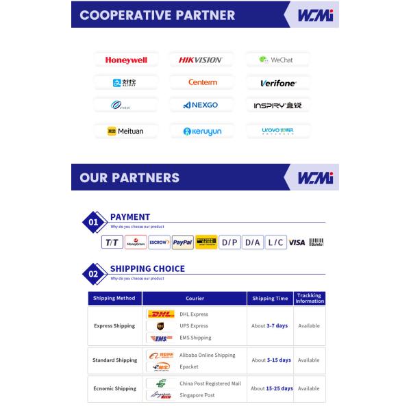 A 2D Desktop Barcode Scanner Automatic Scanning Hands Free QR Code Reader for Supermarket