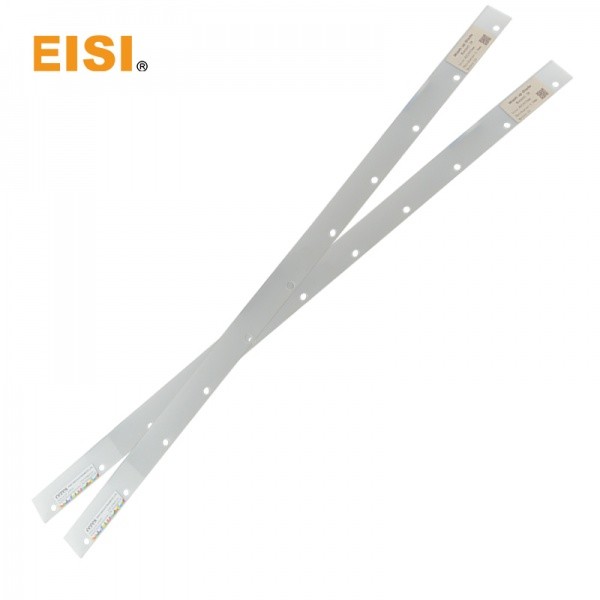 Komori L28 Wash Up Blade 822X35X1.0mm 11 Holes Paper Carton