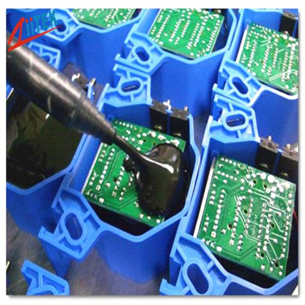Quality Black Two Pats Excellent Insulation 1.5W/m-K Thermally Conductive Adhesive Sealant Glue for sale