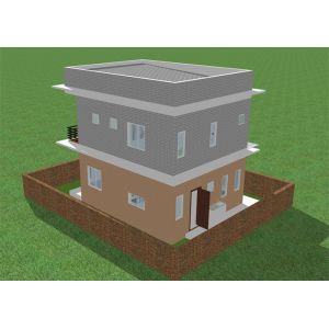 China Lightweight Prefab Steel Villa Duplex Steel Frame Apartment Building Galvanized wholesale