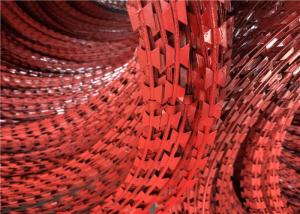 China Custom Red BTO -22 Galvanized Razor Barbed Wire wholesale