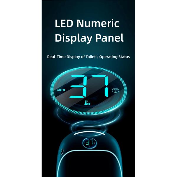 CUPC Egg Design Bathroom Toilet Bowl Sanitary Ware Intelligent WC Water Saving