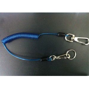Hot Sale Transparent Blue Spring Steel Wire Spiral Coiled Tether