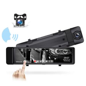 4K Wifi Mirror 360 Panoramic Dual Car DVR With Super Capacitor