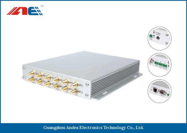Quality 12 Channels Long Range RFID Reader / High Power RFID Reader For Rfid Detection System for sale
