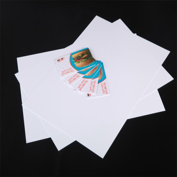 White PVC Core Sheets Polyvinyl Chloride Material For Plastic Cards