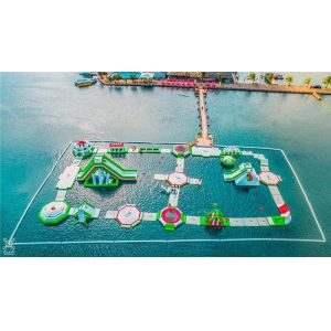 Adults Inflatable Floating Obstacle Water Park Games With TUV Certificate