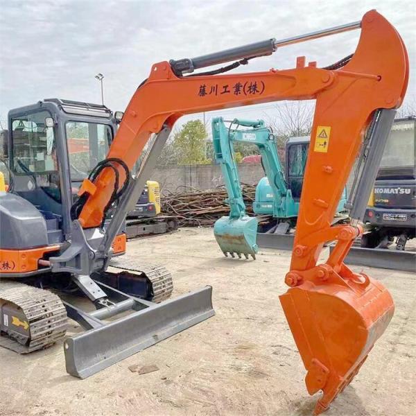 Used Japan Hitachi ZX50 Mini Excavator in with Original Hydraulic Pump in 2021