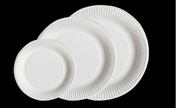 Disposable paper plate 5~10 inch BBQ birthday cake pan children DIY art drawing paper plate.