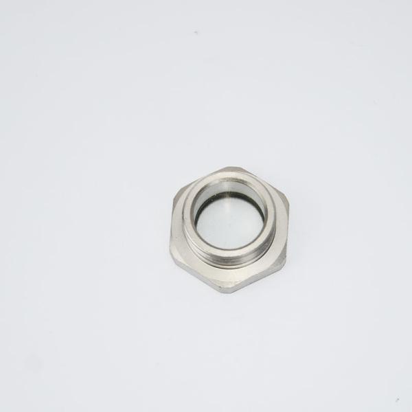 10MPa Hermetic Sight Glass 15mm Customized Glass To Metal Hermetic Seal