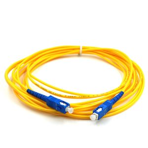 China IEC Standard SC Fiber Optical Patch Cord Flammability Rating LSZH Jacket Network Cable on sale