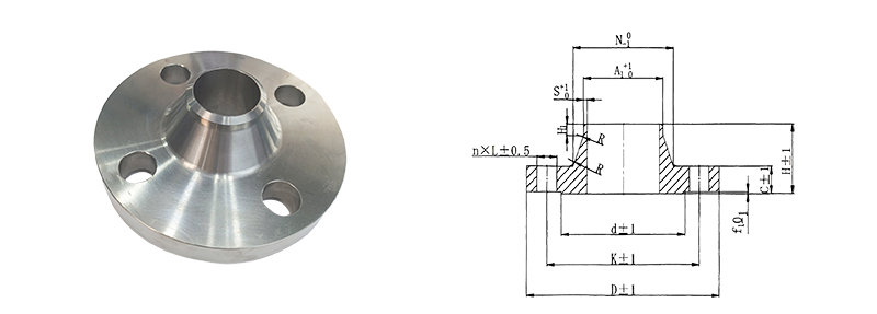 Long Weld Neck Titanium Flange for Stronger Pipeline Connection