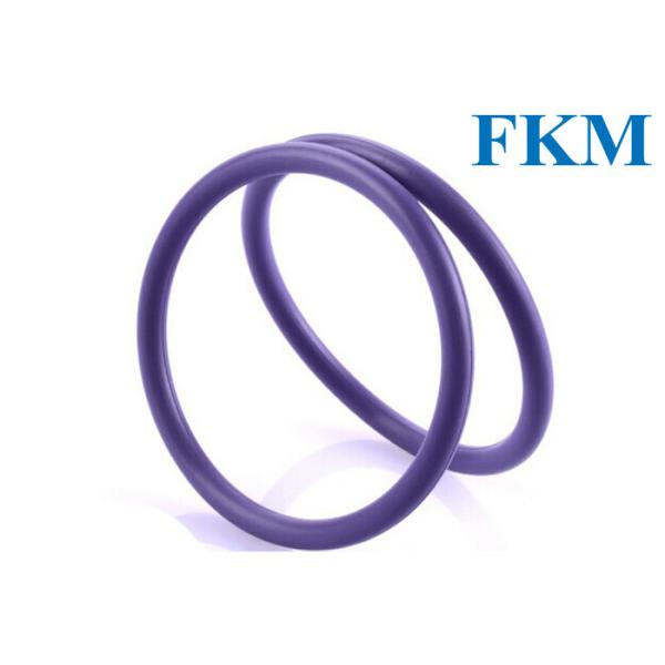 FKM 70 Fuel Resistant O Rings High Fluorine Grades For Low Compression Set