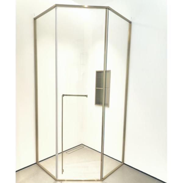 Surface Smooth Shower Glass Door Handle Erosion Resistant Universal Shower Door Handle