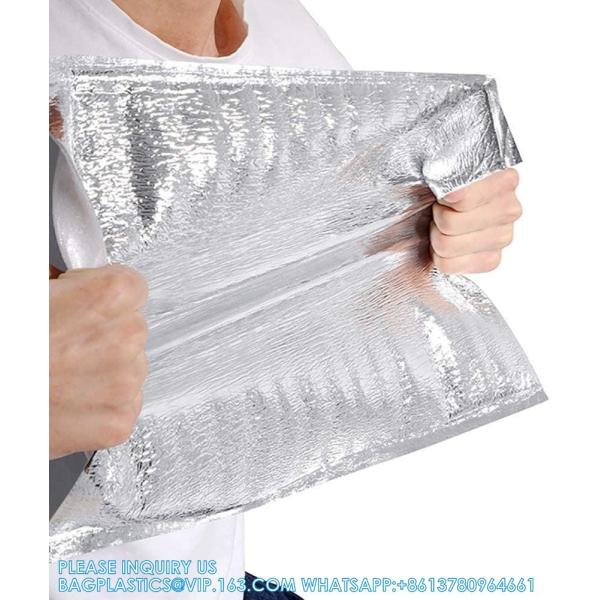 Reusable Insulation Bags Thermal Box Liners Metalized Box Liners Lunch Food Box Shopping Bag Insulation Lining