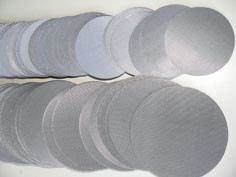 Stainless Steel Wire Mesh Filters Discs 152mm Diameter Copper Mesh Filter customized