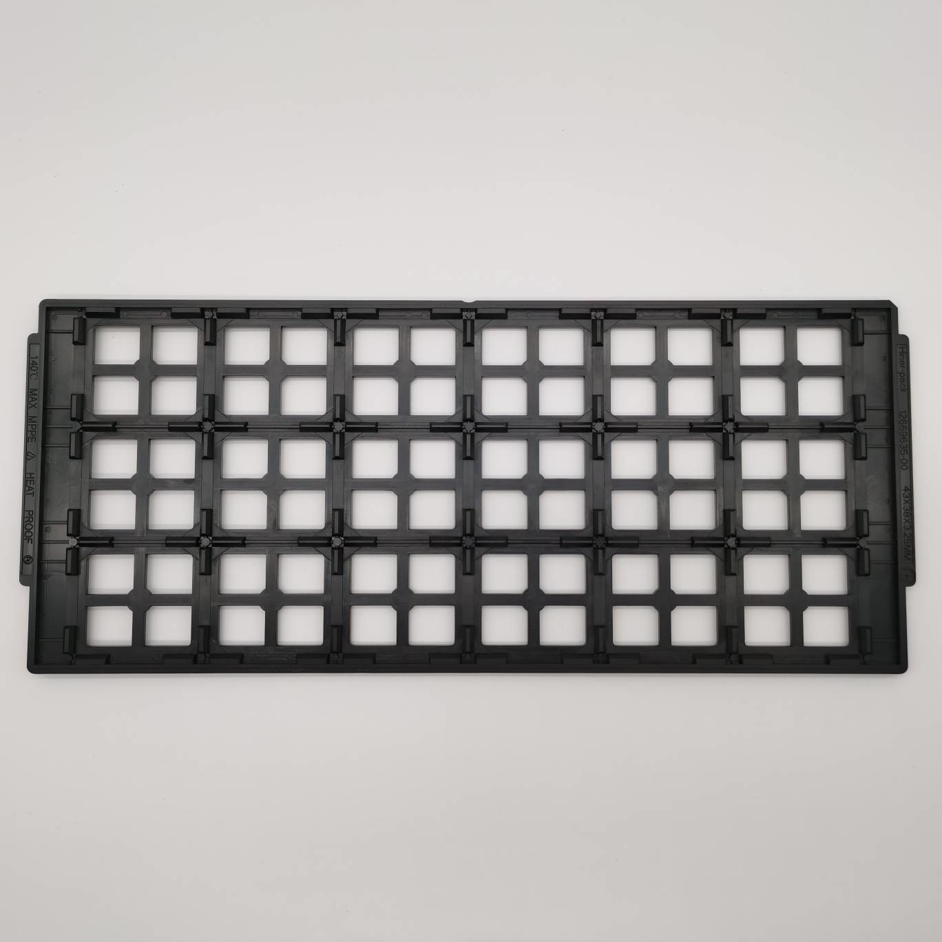 China ODM PCB Module ESD Black IC Packaging Trays Heat-Resistant wholesale