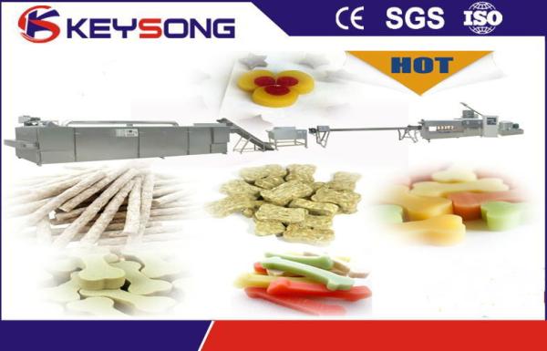 Quality Dog Chews Feed Processing Machinery , Pet Food Processing Equipment for sale