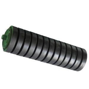 China Customized Rubber Conveyor Roller Idler Rollers With Bearings wholesale