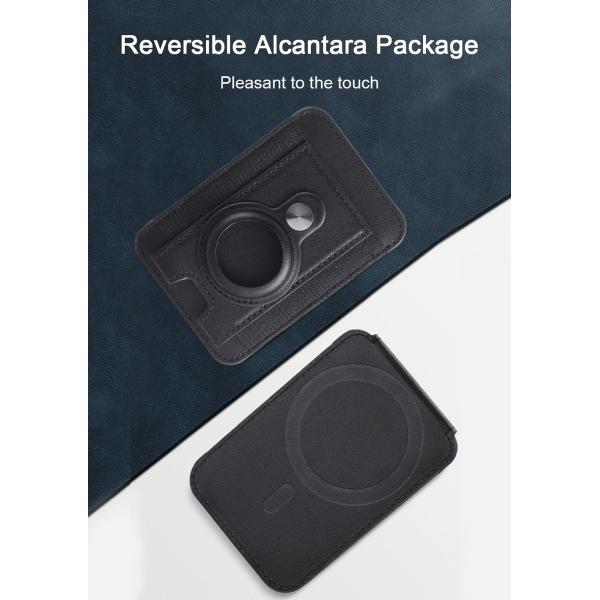 Rubber Band Magnetic Card Holder Stand Customized Magnetic Wallet For Phone