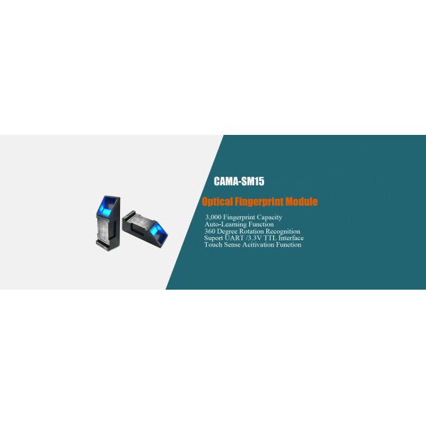 CAMA-SM15 Biometric Fingerprint Sensor With Touch Sense Activation Function