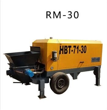 30kw XDEM Concrete Delivery Pump 10 - 45 Cubic Meters Drag Pump