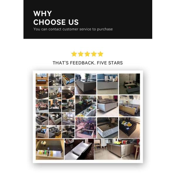 Smart Coffee Table with Charging Function The Perfect Addition to Your Summer 2024 Setup