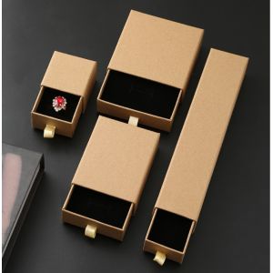 China Small Simple Black 	Jewelry Packaging Box For Earrings on sale